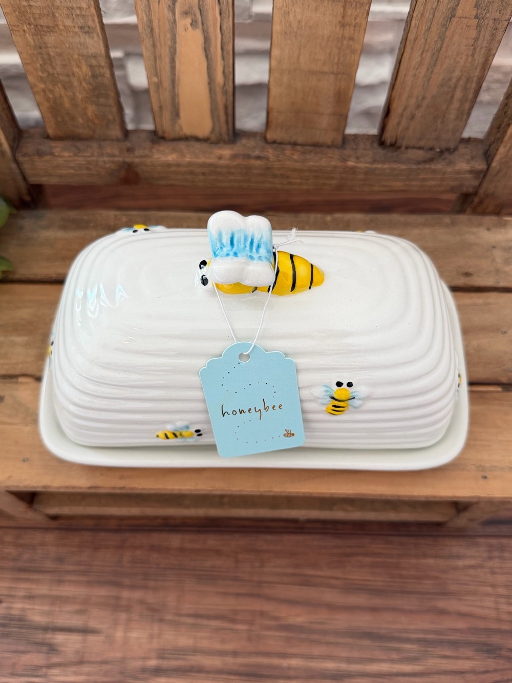 🆕 Honeybee 🐝 Ceramic Butter Dish! - Picture 4 of 7